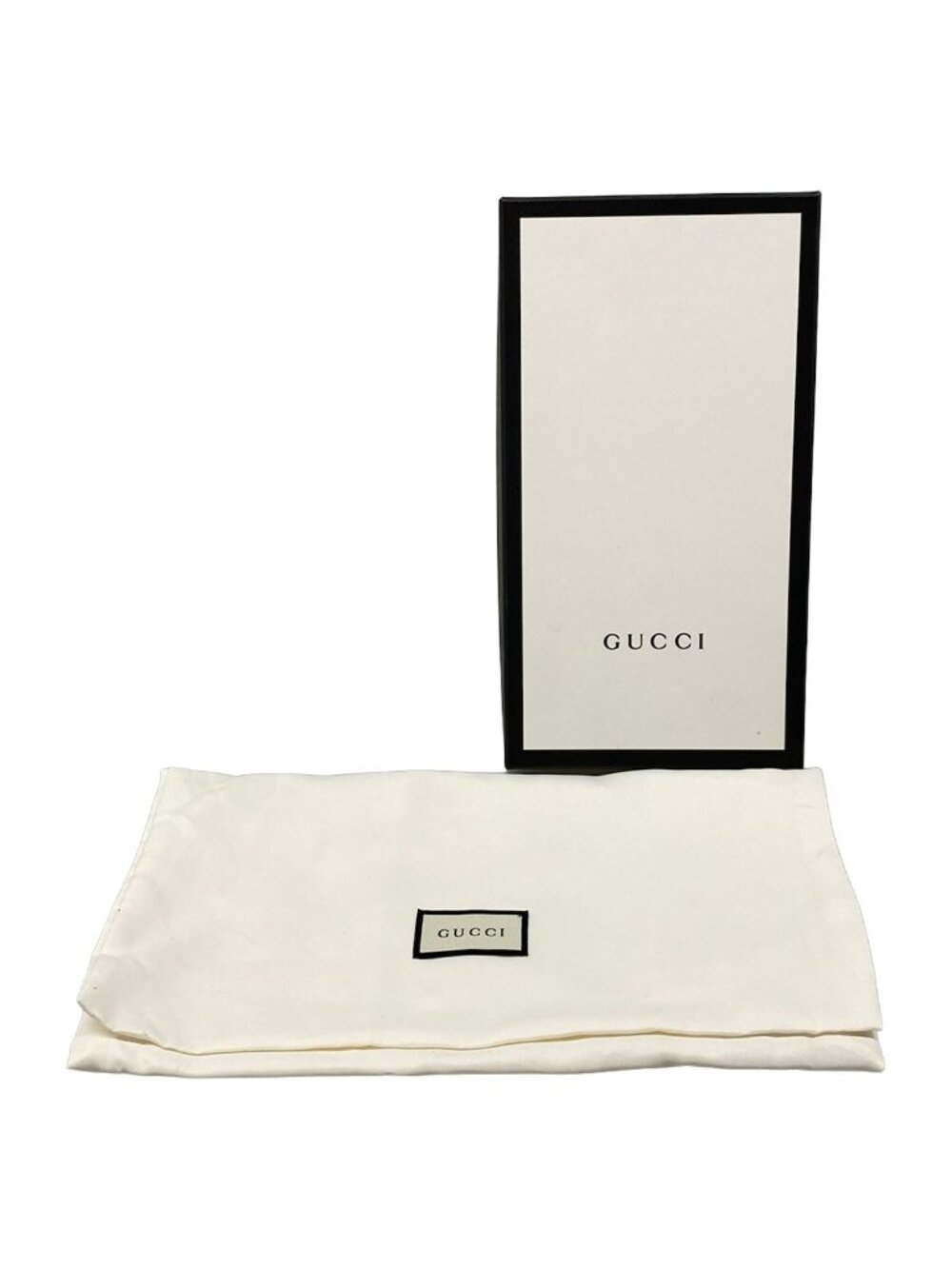 Gucci Wallet Padlockgg Plus GG Supreme Dark Brown Beige Black Chain Leather - Picture 13 of 13